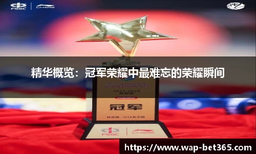 精华概览：冠军荣耀中最难忘的荣耀瞬间